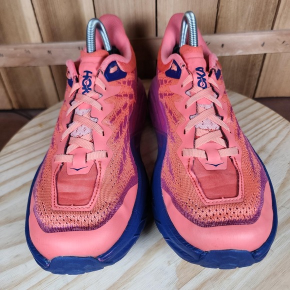 Hoka One One Speedgoat 5 Shoes Womens 9 Pink Trail Running Sneakers 1123158 FCM - Picture 2 of 10